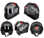 LS2 Flip Up Motorcycle Helmet Modular Multi-Function with Dual Shield Capacete Helmet Man Woman Racing Casco Moto - Image 6